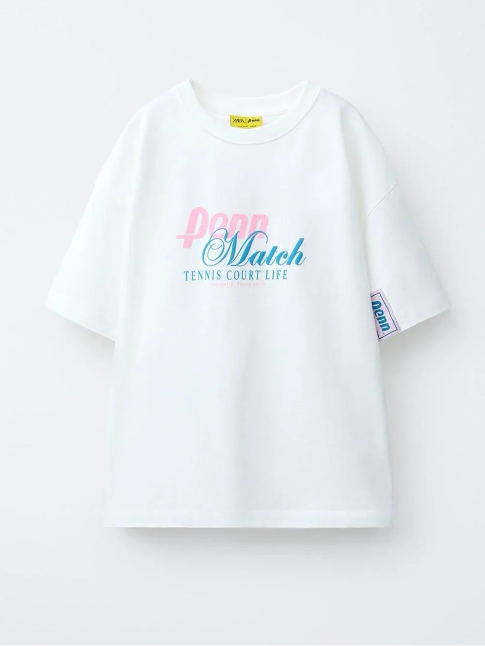 Zara Tennis Penn Print T-shirt